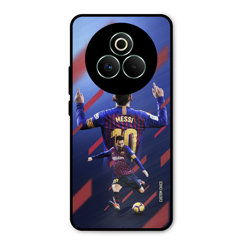 Playing Messi Realme P3 Pro 5G Mobile Back Cover - Sports PrintShield Case