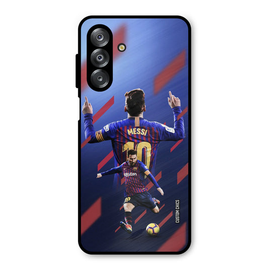 Playing Messi Samsung Galaxy A26 Mobile Back Cover - Sports PrintShield Case