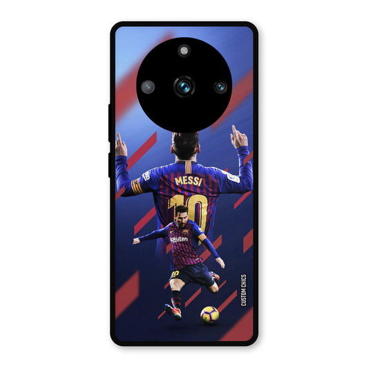 Playing Messi Realme 11 Pro Plus Mobile Back Cover - Sports PrintShield Case