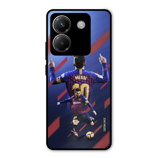 Playing Messi Poco M7 Pro Mobile Back Cover - Sports PrintShield Case