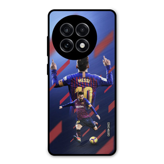 Playing Messi OnePlus 13R Mobile Back Cover - Sports PrintShield Case