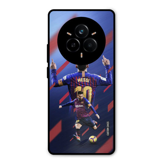 Playing Messi Realme 14 Pro Mobile Back Cover - Sports PrintShield Case
