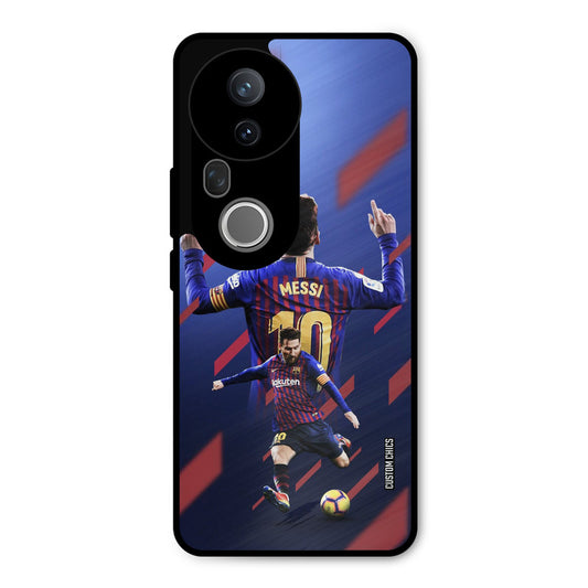 Playing Messi Vivo T4 Ultra Mobile Back Cover - Sports PrintShield Case