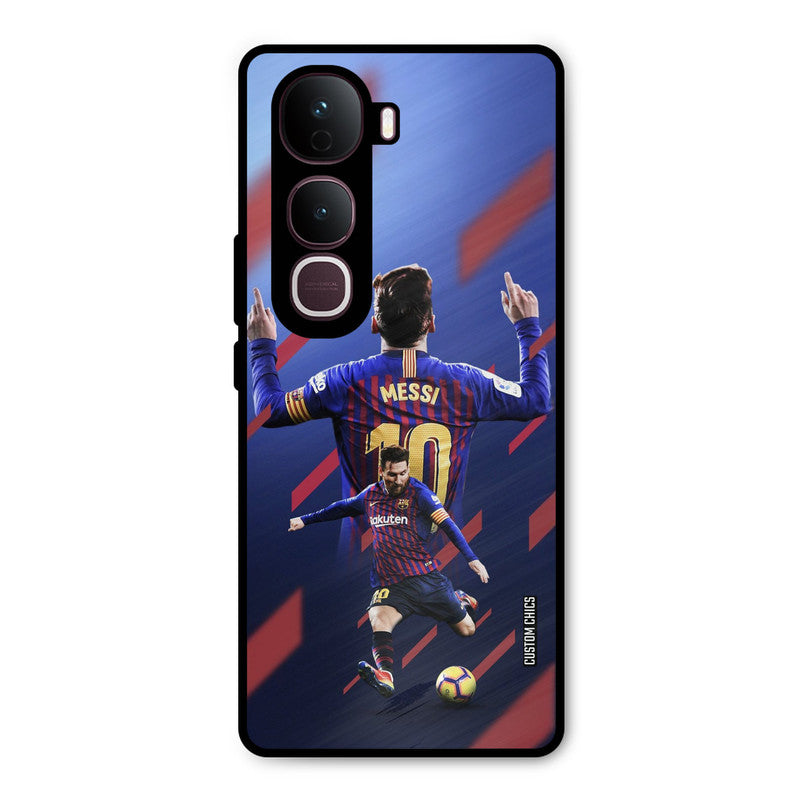 Playing Messi Vivo Y400 Pro Mobile Back Cover - Sports PrintShield Case