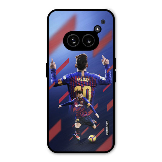 Playing Messi Nothing Phone 2a Mobile Back Cover - Sports PrintShield Case
