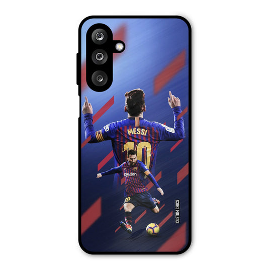 Playing Messi Samsung Galaxy M36 Mobile Back Cover - Sports PrintShield Case