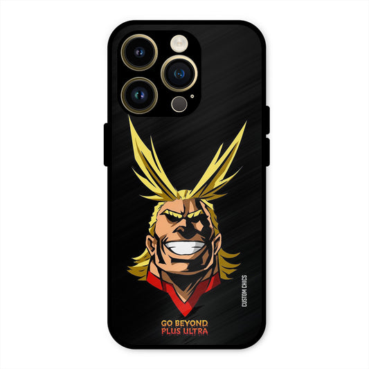 Plus Ultra iPhone 14 Pro Mobile Back Cover - Anime PrintShield Case