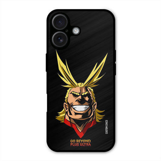 Plus Ultra iPhone 16 Plus Mobile Back Cover - Anime PrintShield Case
