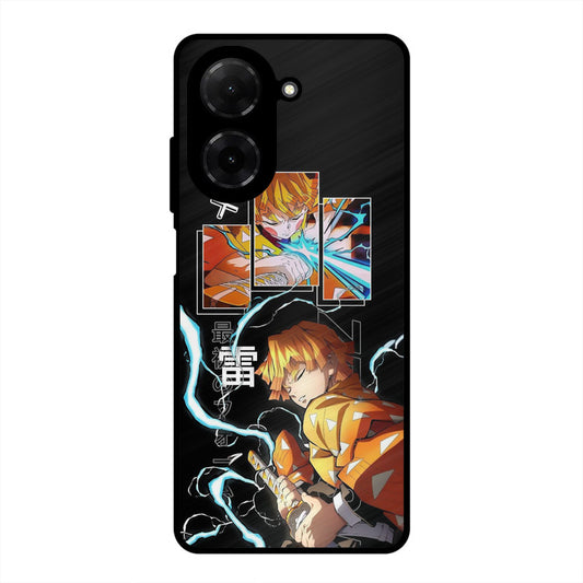 Aggressive Zenitsu Poco C71 Mobile Back Cover - Anime PrintShield Case
