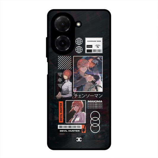 Devil Hunter Makima Poco C71 Mobile Back Cover - Anime PrintShield Case