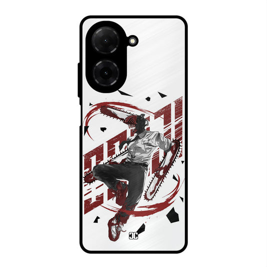 Chainsawman Typo Poco C71 Mobile Back Cover - Anime PrintShield Case