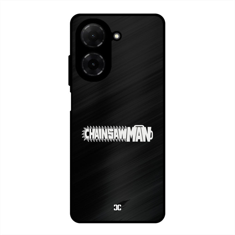 Chainsaw Logo Poco C71 Mobile Back Cover - Anime PrintShield Case