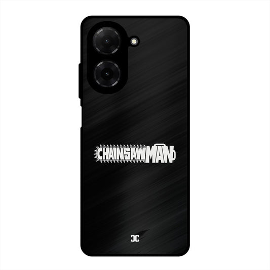 Chainsaw Logo Poco C71 Mobile Back Cover - Anime PrintShield Case