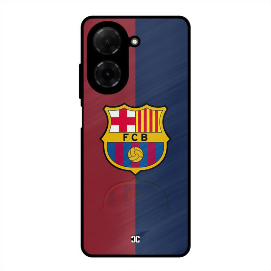 Barcelona Logo Poco C71 Mobile Back Cover - Sports PrintShield Case