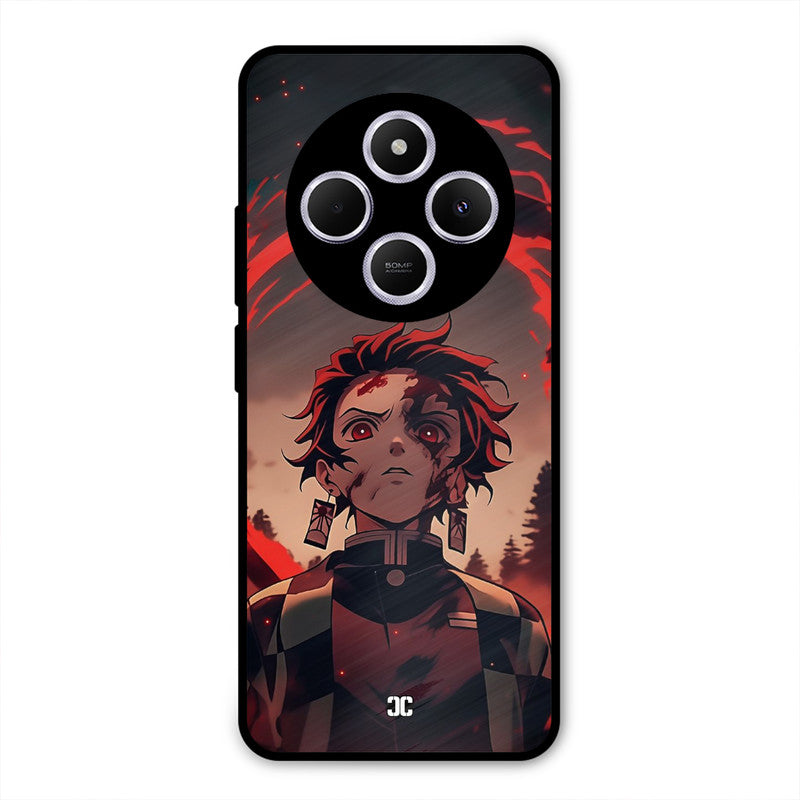 Raging Tanjiro Poco C75 Mobile Back Cover - Anime PrintShield Case