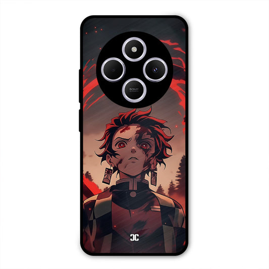 Raging Tanjiro Poco C75 Mobile Back Cover - Anime PrintShield Case
