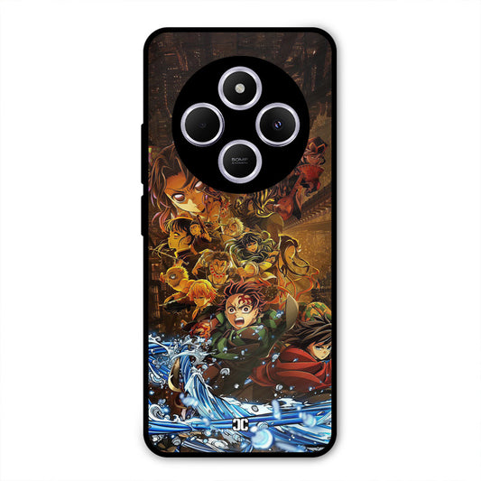 Demon Slayers Poco C75 Mobile Back Cover - Anime PrintShield Case