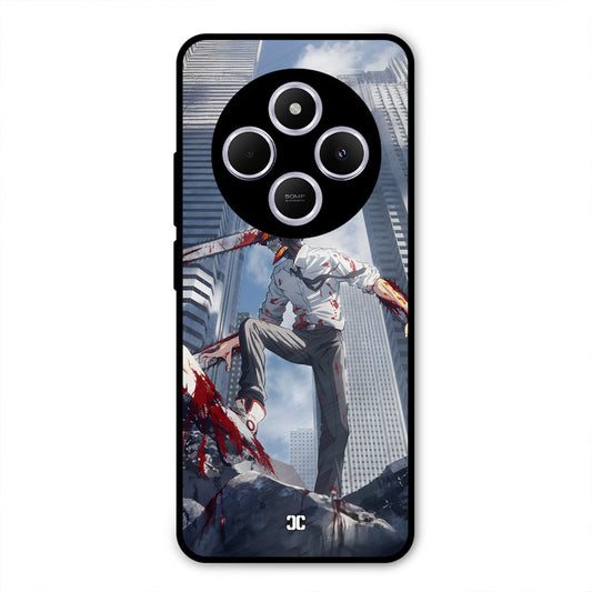 Denji Fighting Poco C75 Mobile Back Cover - Anime PrintShield Case