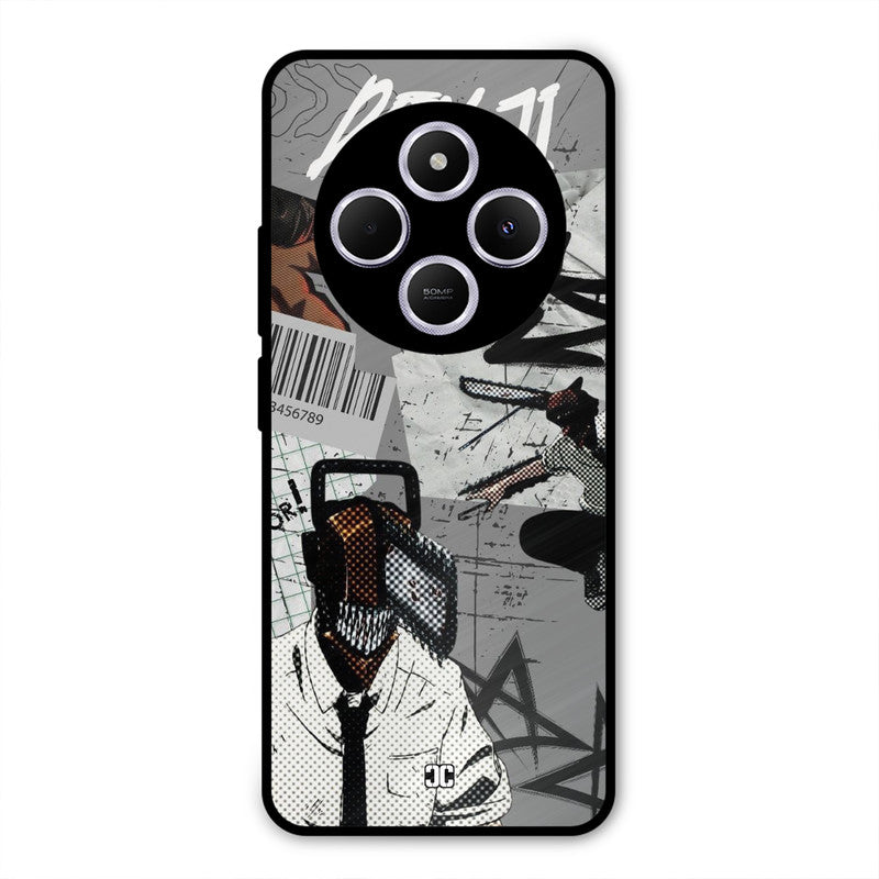 Denji Rage Poco C75 Mobile Back Cover - Anime PrintShield Case
