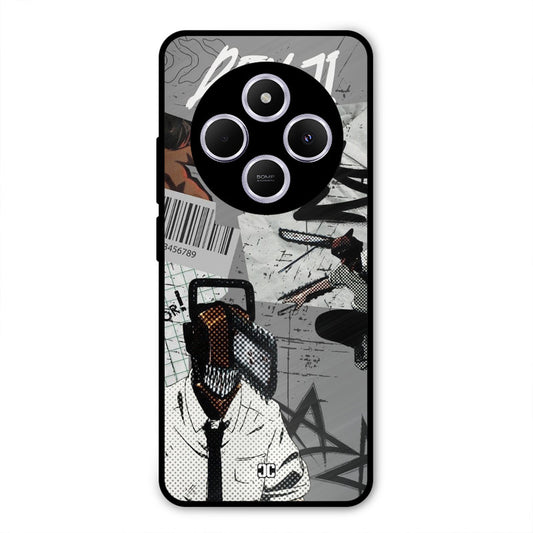 Denji Rage Poco C75 Mobile Back Cover - Anime PrintShield Case