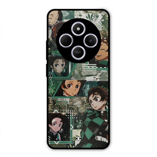 Tanjiro Thoughts Poco C75 Mobile Back Cover - Anime PrintShield Case
