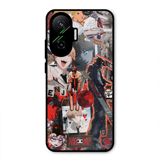 Denji Thoughts Poco F7 5G Mobile Back Cover - Anime PrintShield Case