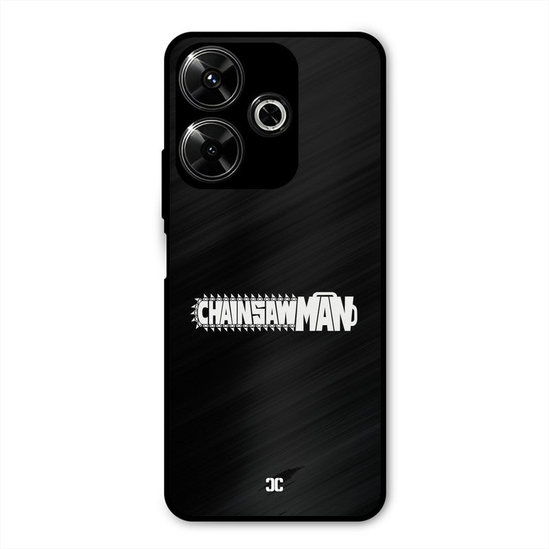 Chainsaw Logo Poco M6 Plus 5G Mobile Back Cover - Anime PrintShield Case