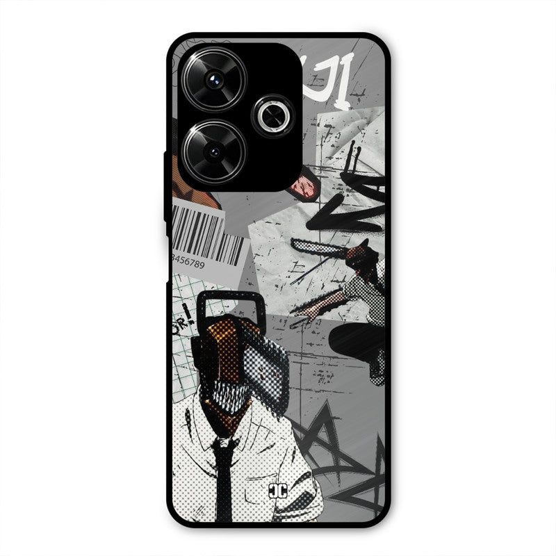 Denji Rage Poco M6 Plus 5G Mobile Back Cover - Anime PrintShield Case