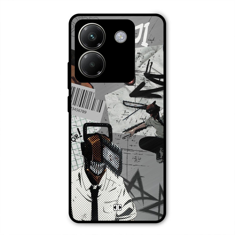 Denji Rage Poco M7 Pro Mobile Back Cover - Anime PrintShield Case