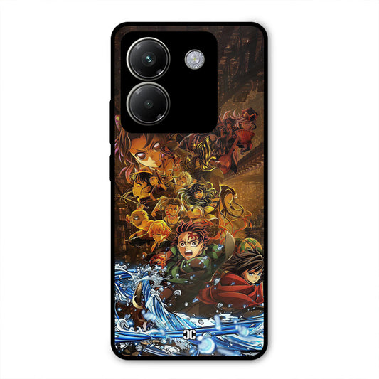 Demon Slayers Poco M7 Pro Mobile Back Cover - Anime PrintShield Case