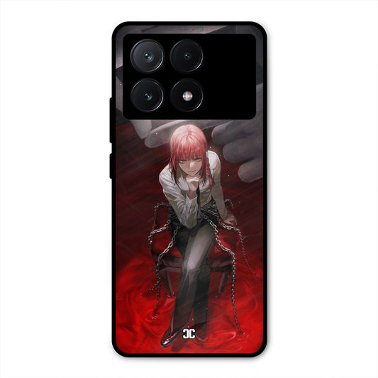 Makima Chains Poco X6 Pro Mobile Back Cover - Anime PrintShield Case