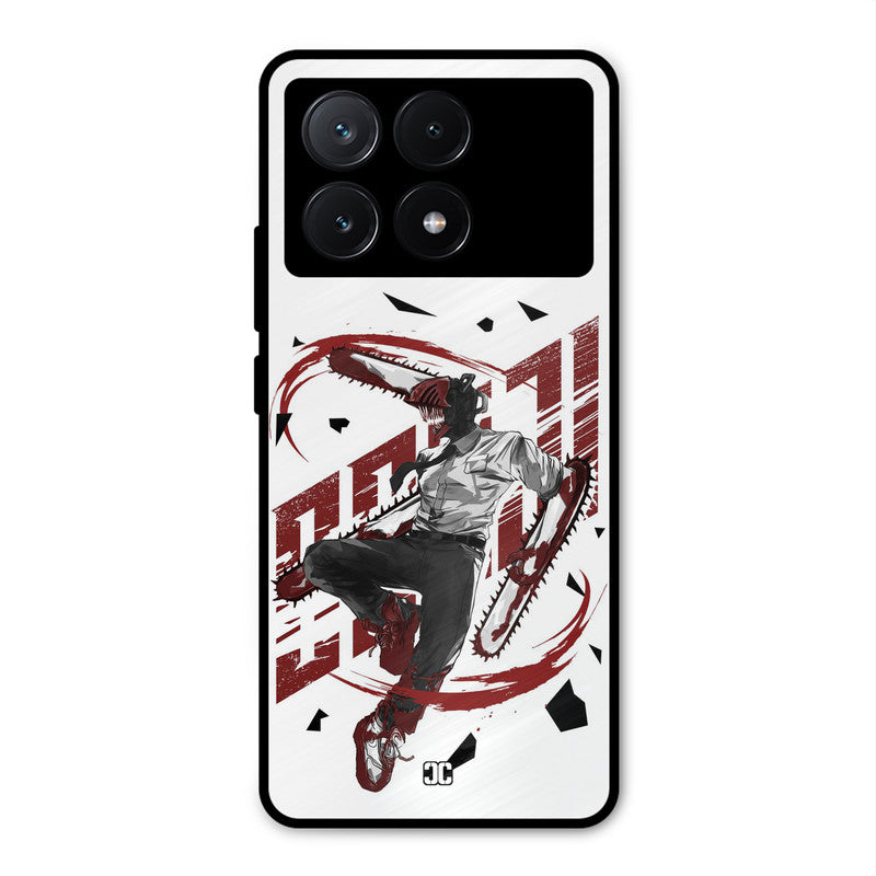 Chainsawman Typo Poco X6 Pro Mobile Back Cover - Anime PrintShield Case