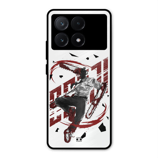 Chainsawman Typo Poco X6 Pro Mobile Back Cover - Anime PrintShield Case