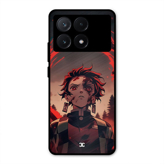 Raging Tanjiro Poco X6 Pro Mobile Back Cover - Anime PrintShield Case
