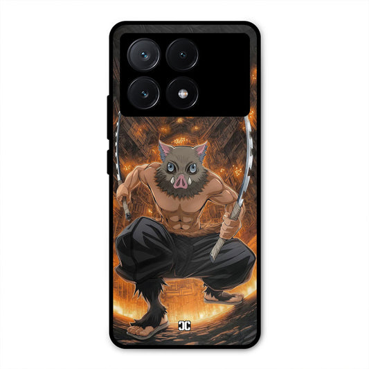 Inosuke Rage Poco X6 Pro Mobile Back Cover - Anime PrintShield Case