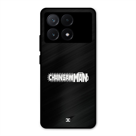 Chainsaw Logo Poco X6 Pro Mobile Back Cover - Anime PrintShield Case