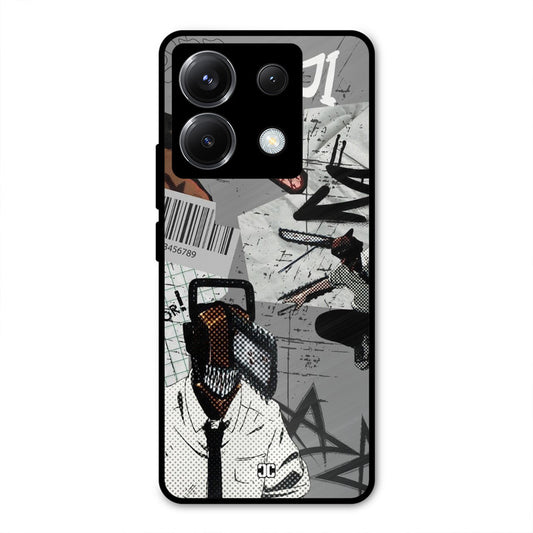 Denji Rage Poco X6 Mobile Back Cover - Anime PrintShield Case
