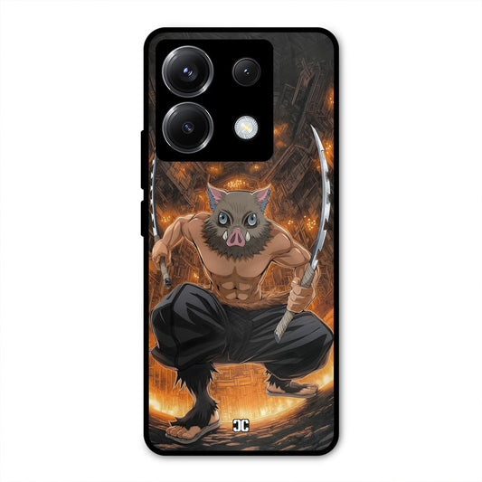 Inosuke Rage Poco X6 Mobile Back Cover - Anime PrintShield Case