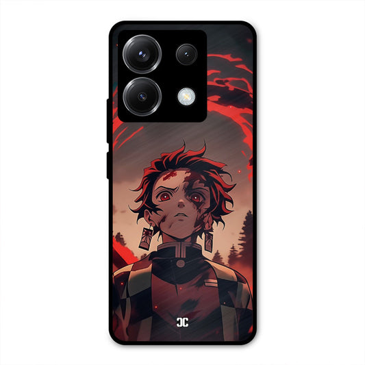 Raging Tanjiro Poco X6 Mobile Back Cover - Anime PrintShield Case