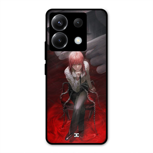 Makima Chains Poco X6 Mobile Back Cover - Anime PrintShield Case