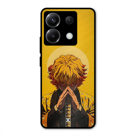 Calm Zenitsu Poco X6 Mobile Back Cover - Anime PrintShield Case