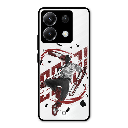 Chainsawman Typo Poco X6 Mobile Back Cover - Anime PrintShield Case