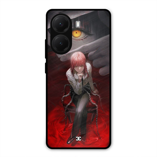 Makima Chains Poco X7 Pro Mobile Back Cover - Anime PrintShield Case