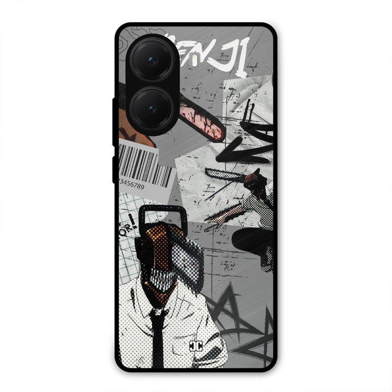 Denji Rage Poco X7 Pro Mobile Back Cover - Anime PrintShield Case