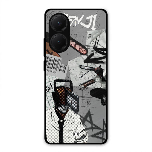 Denji Rage Poco X7 Pro Mobile Back Cover - Anime PrintShield Case