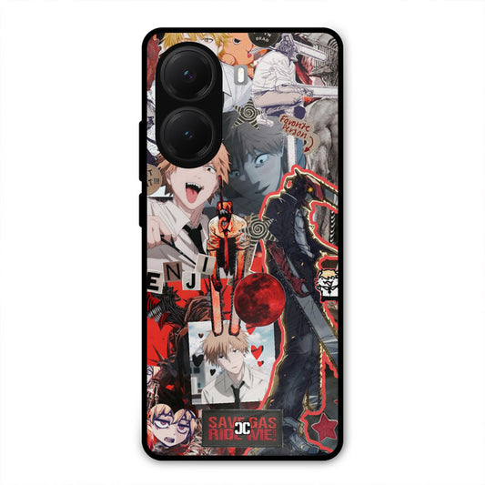 Denji Thoughts Poco X7 Pro Mobile Back Cover - Anime PrintShield Case
