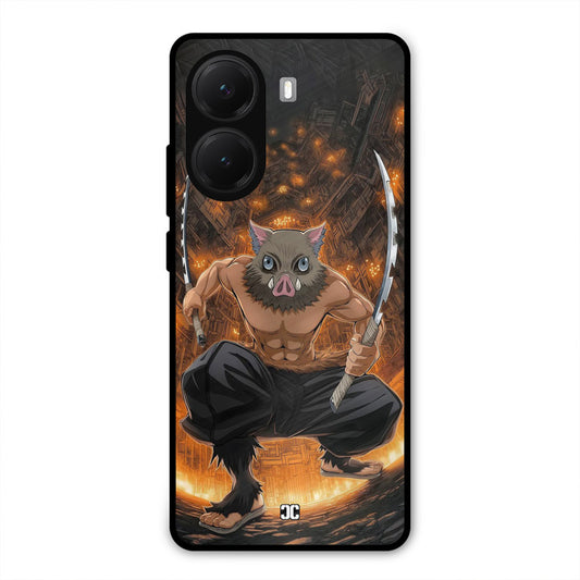 Inosuke Rage Poco X7 Pro Mobile Back Cover - Anime PrintShield Case