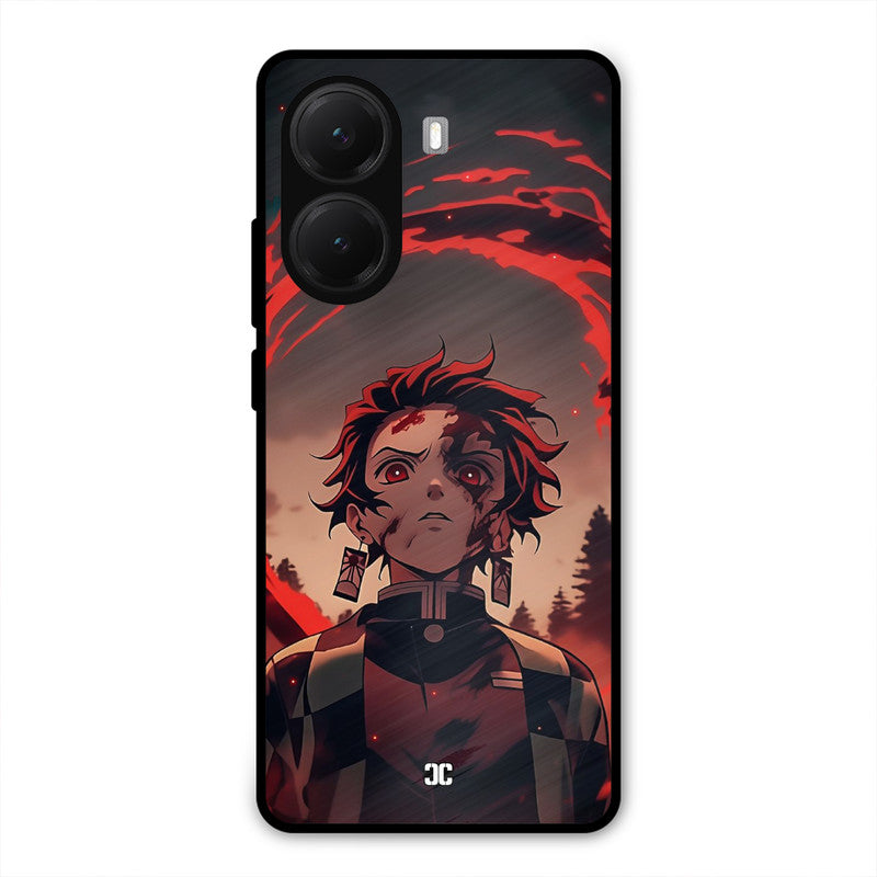 Raging Tanjiro Poco X7 Pro Mobile Back Cover - Anime PrintShield Case