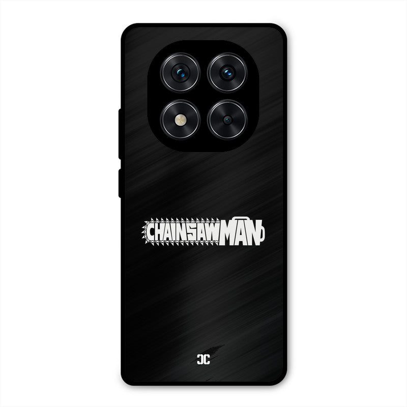 Chainsaw Logo Poco X7 Mobile Back Cover - Anime PrintShield Case