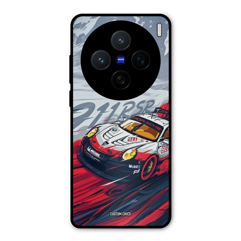 Porche Vector Vivo X200 Mobile Back Cover - Car&Bike PrintShield Case